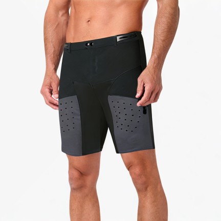 Men's Black Outdoor Cycling Shorts