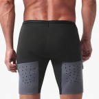 Men's Black Outdoor Cycling Shorts