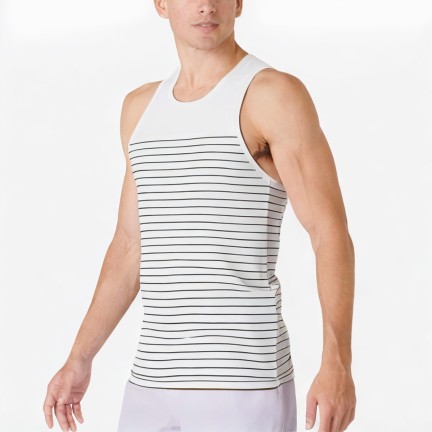 Men's Striped Sports Vest