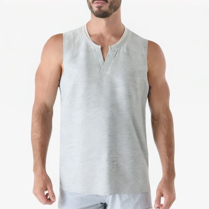 Fake Two-Piece Sports Vest