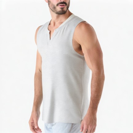 Fake Two-Piece Sports Vest