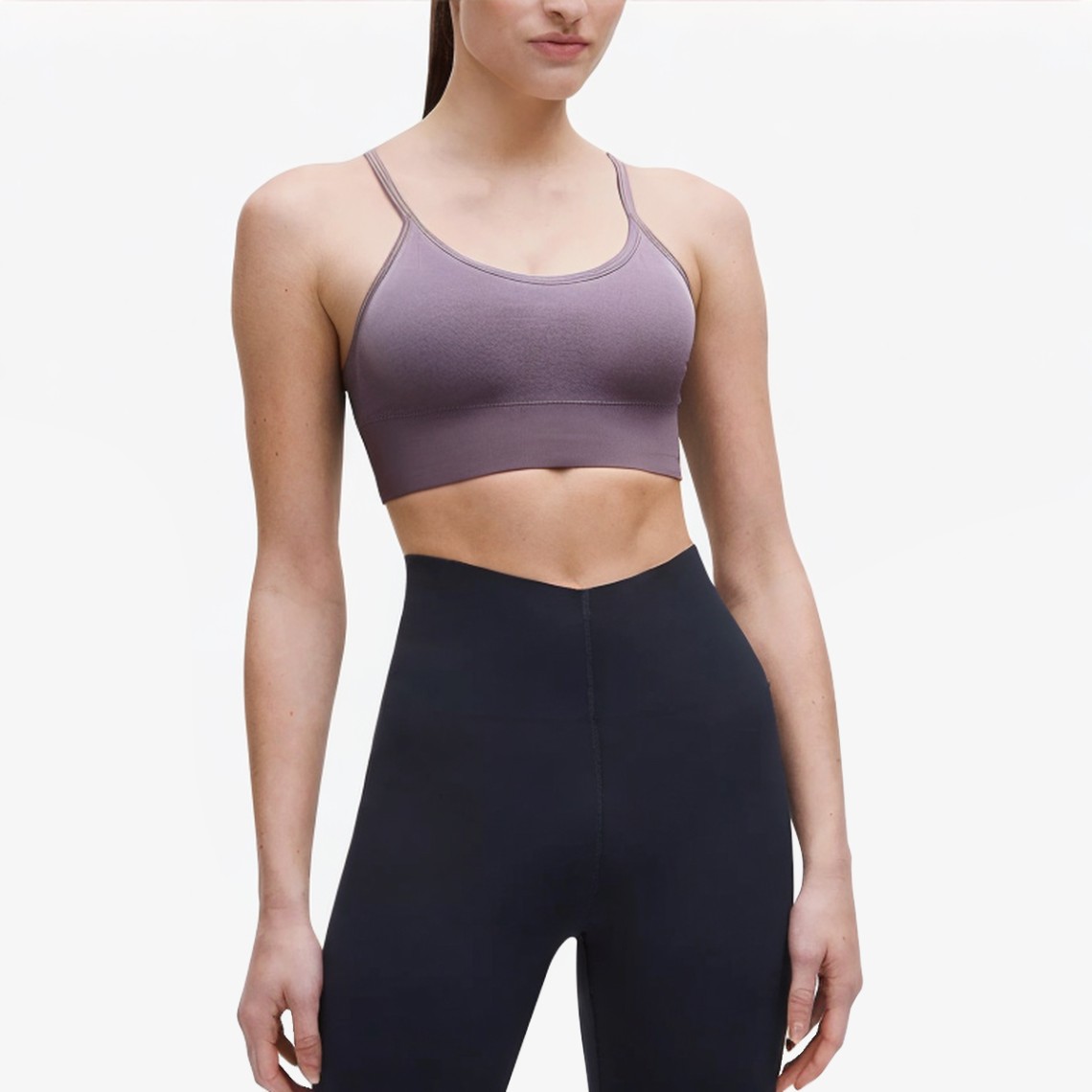 Cross-Back High Support Yoga Sports Bra