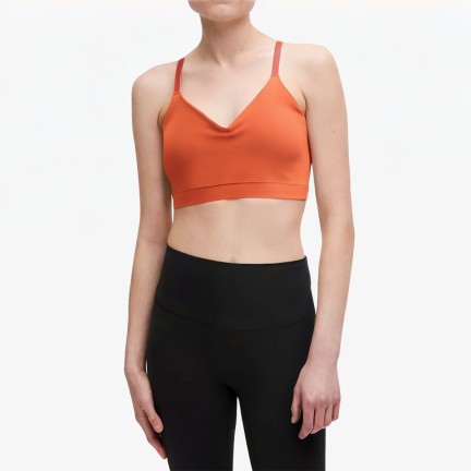Women's Orange Sports Bra