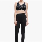 Plant Print Sports Bra