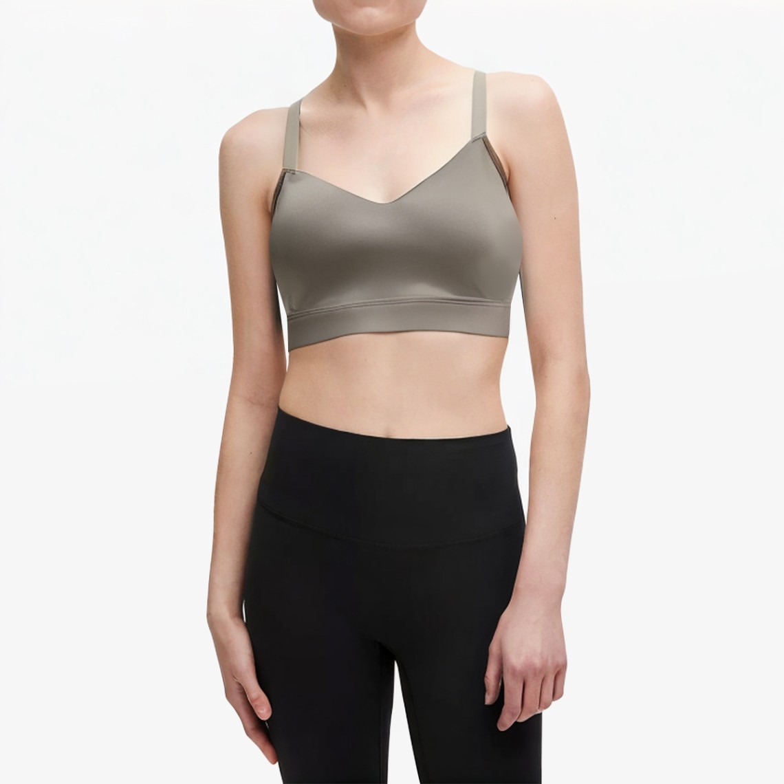 Cross-Back Seamless Sports Bra