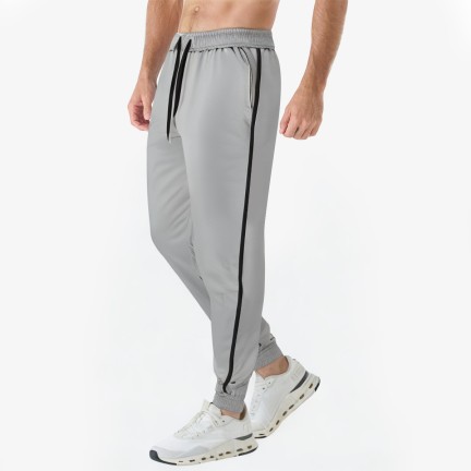 Solid Color Cuffed Fitness Sports Pants