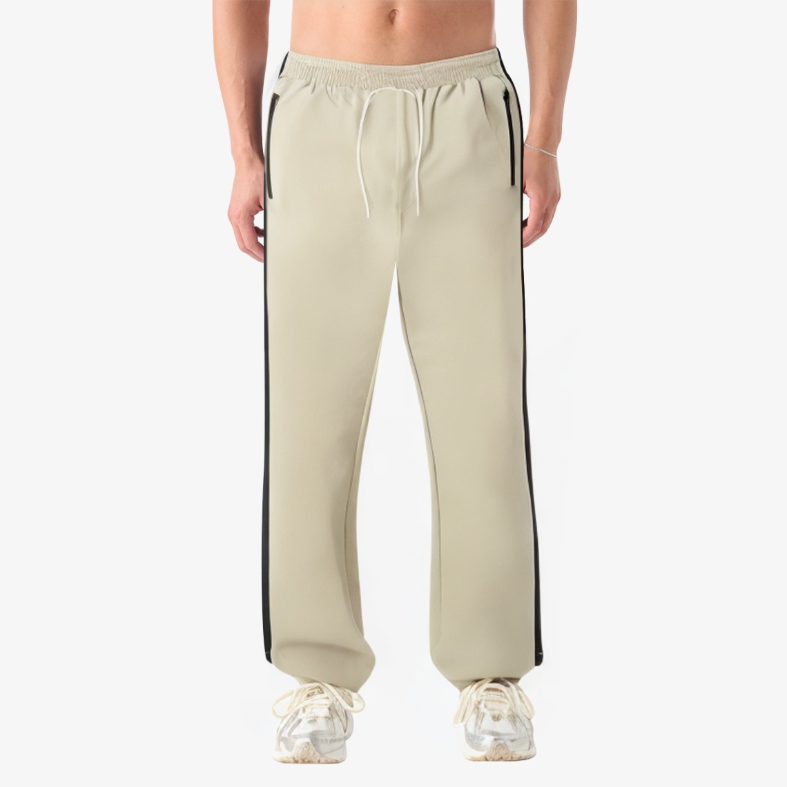 Colorblock Straight Sweatpants
