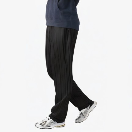 Thin Ice Silk Striped Sports Pants