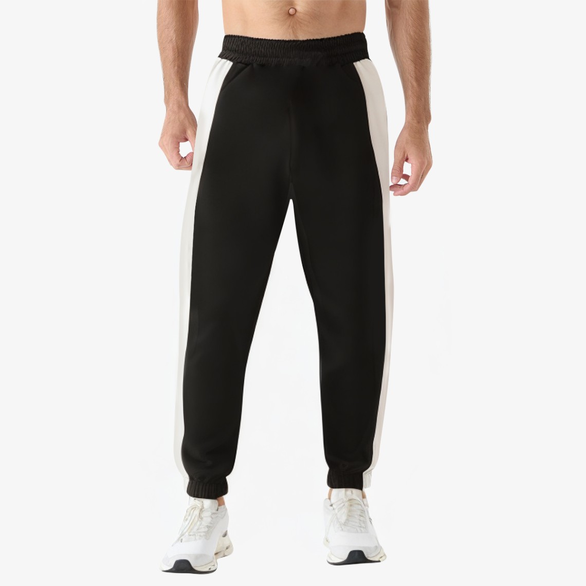 Men's Contrast Stitching Sweatpants