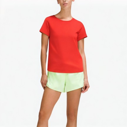 Women's Solid Color Sports Short Sleeves