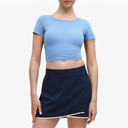 Yoga Short Sleeves With Chest Pad