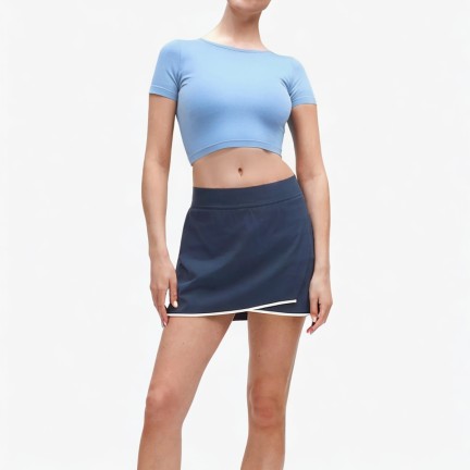 Yoga Short Sleeves With Chest Pad