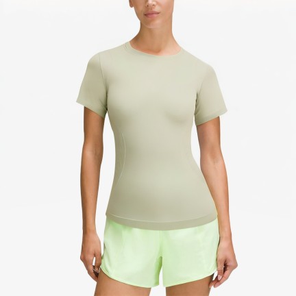 Slim Yoga Sports Short Sleeves