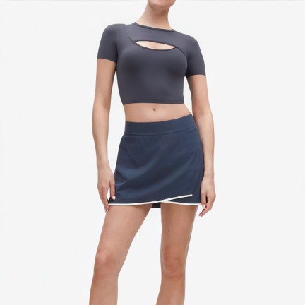 High-Elastic Spandex Sports Short Sleeves