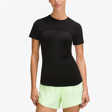 Women's Slim Fit Sports Short Sleeves