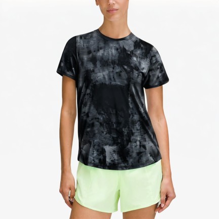 Women's Tie-Dye Reflective Sports T-Sleeves