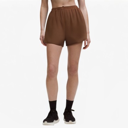 Solid Color Waffle Pattern Sports Shorts