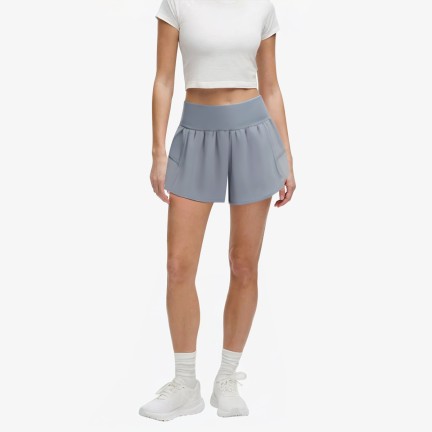 Quick-Drying Fake Two-Piece Sports Shorts