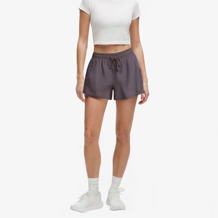 Mesh Splicing Sports Shorts