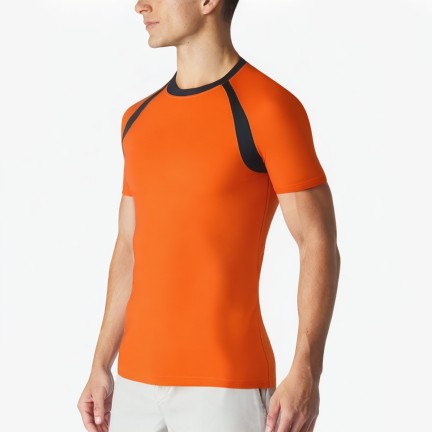 Men's Round Neck Quick-Drying Sports T-Shirt