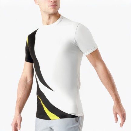 Polyester Blended Breathable Sports T-Shirt