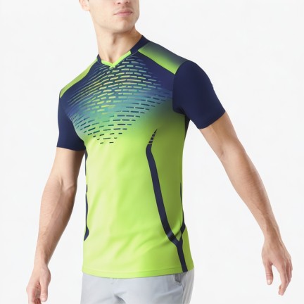 Contrast Color Regular Fit Sports T-shirt