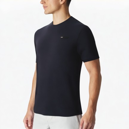 Men's Solid Color Sports Short Sleeve T-Shirt