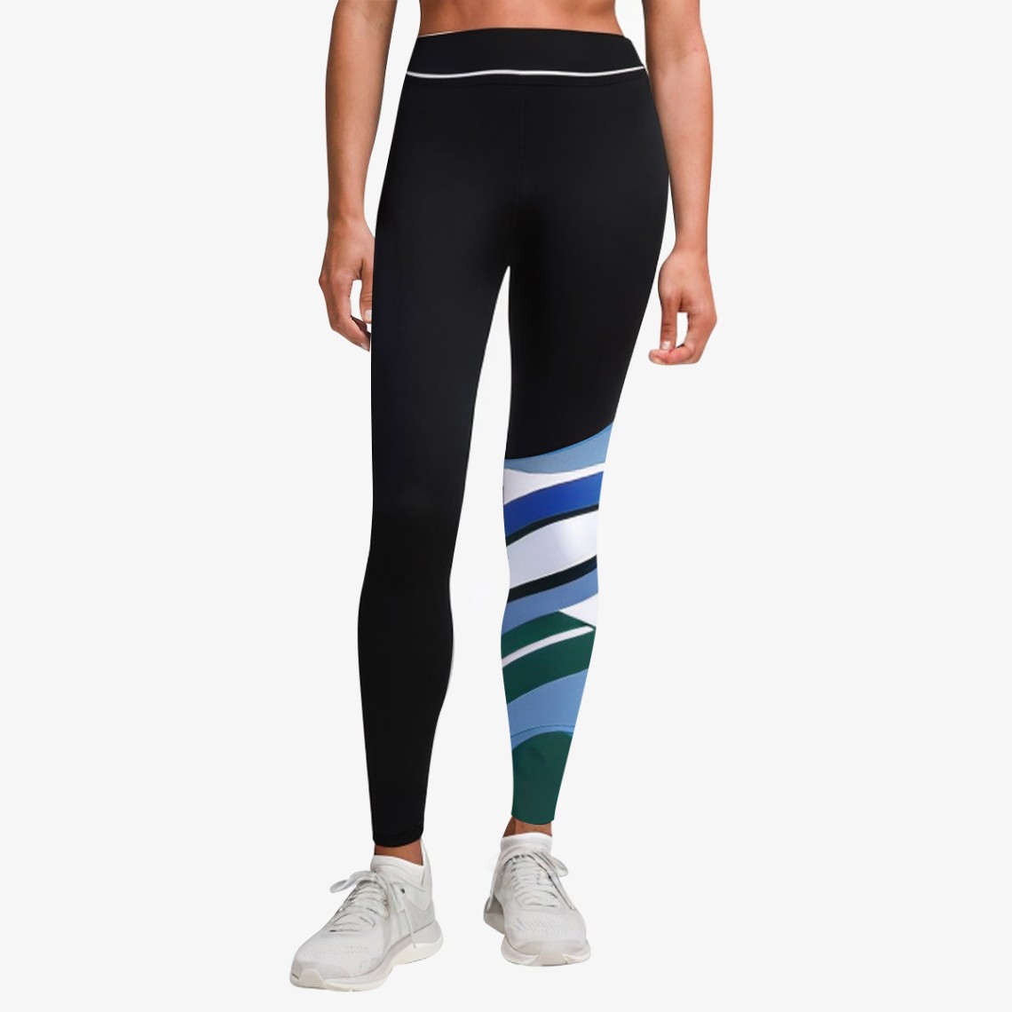 Colorful Striped Yoga Pants