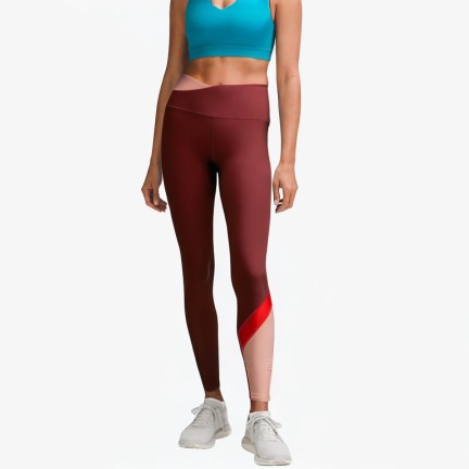 Women's Slim Fit Fitness Contrast Yoga Pants