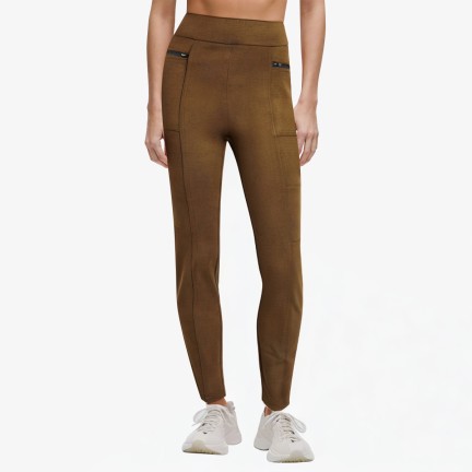 Breathable Mid-Rise Seamless Yoga Pants