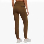 Breathable Mid-Rise Seamless Yoga Pants